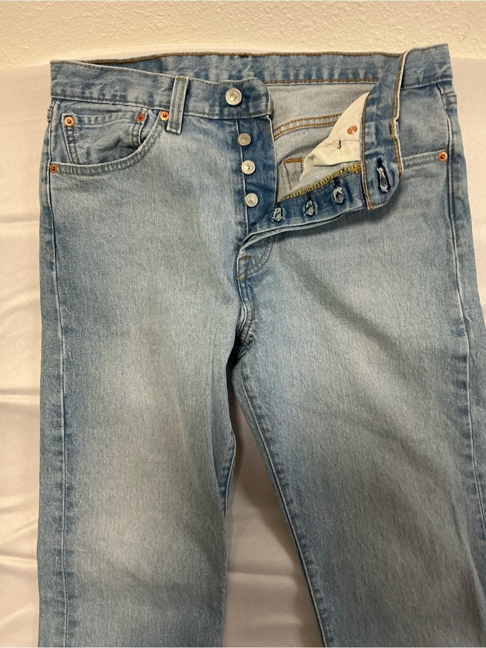 Levi's Light Blue 501 Straight-Leg Men's Jeans W31 L32